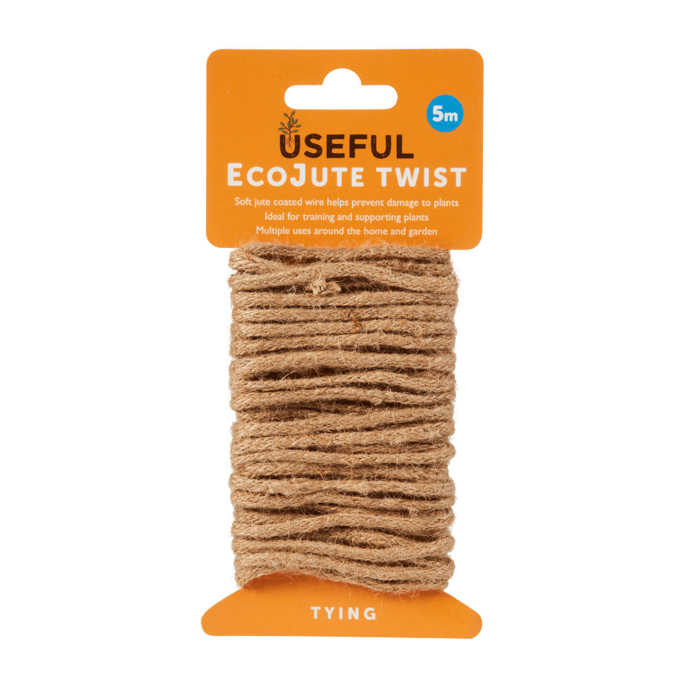 AllotMate Essentials Eco Jute Twist Plant Tie Wire 5m