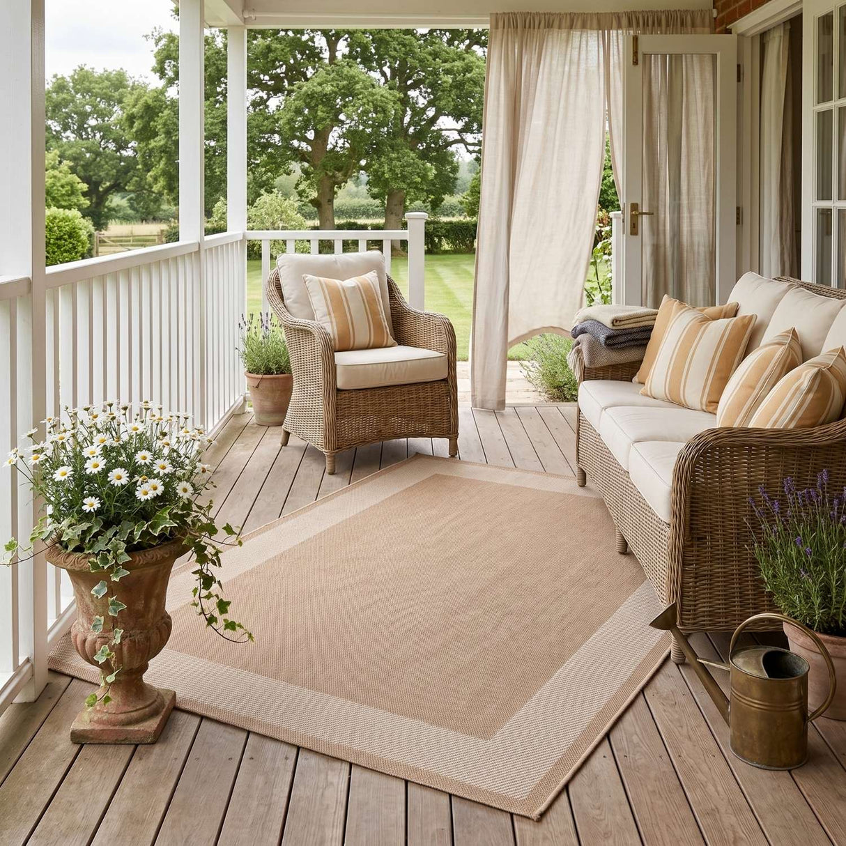 The Rugs Ecology Outdoor Rug Beige 200B