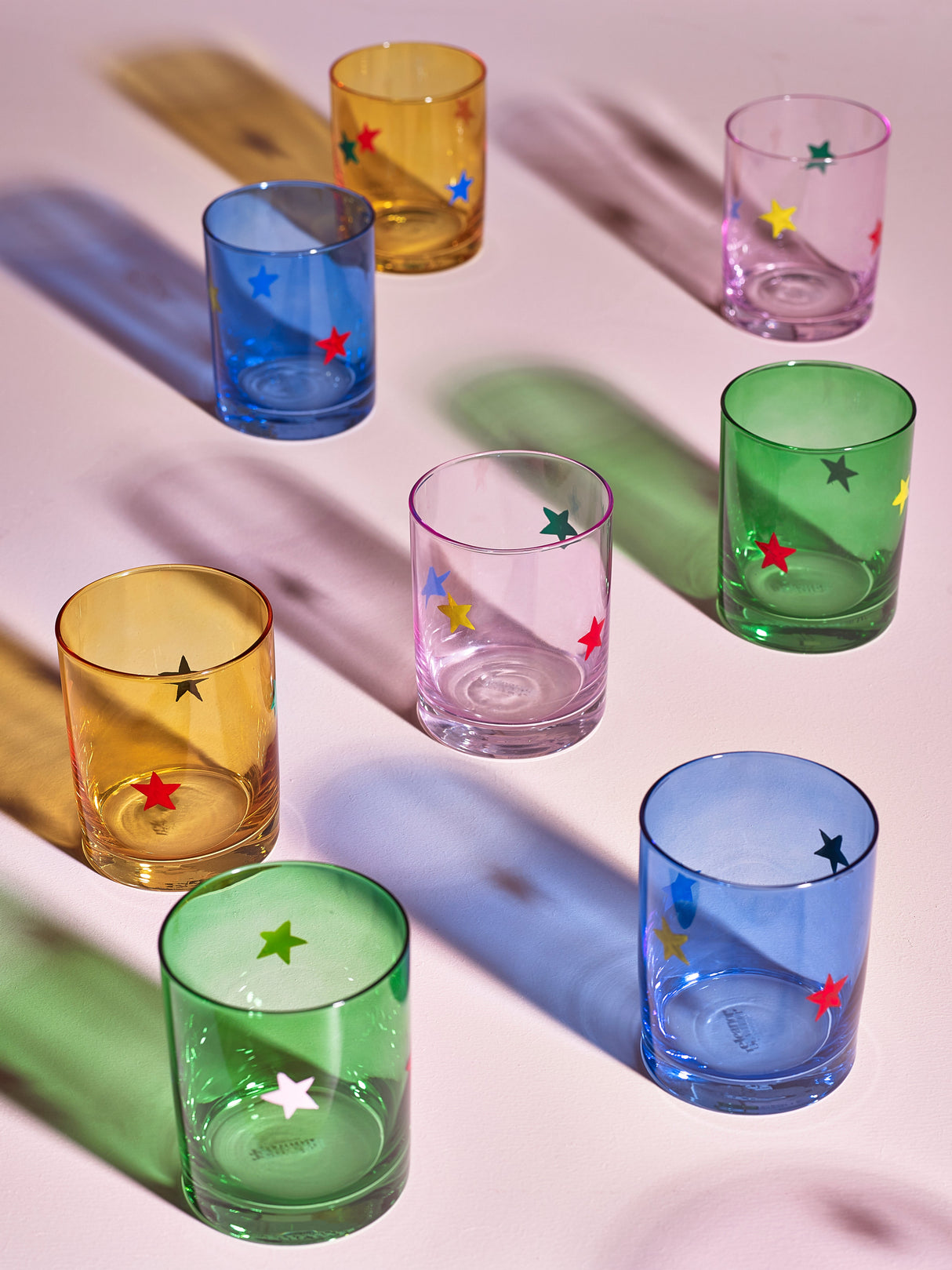 Eleanor Bowmer Set of 4 Footed Glass Tumblers