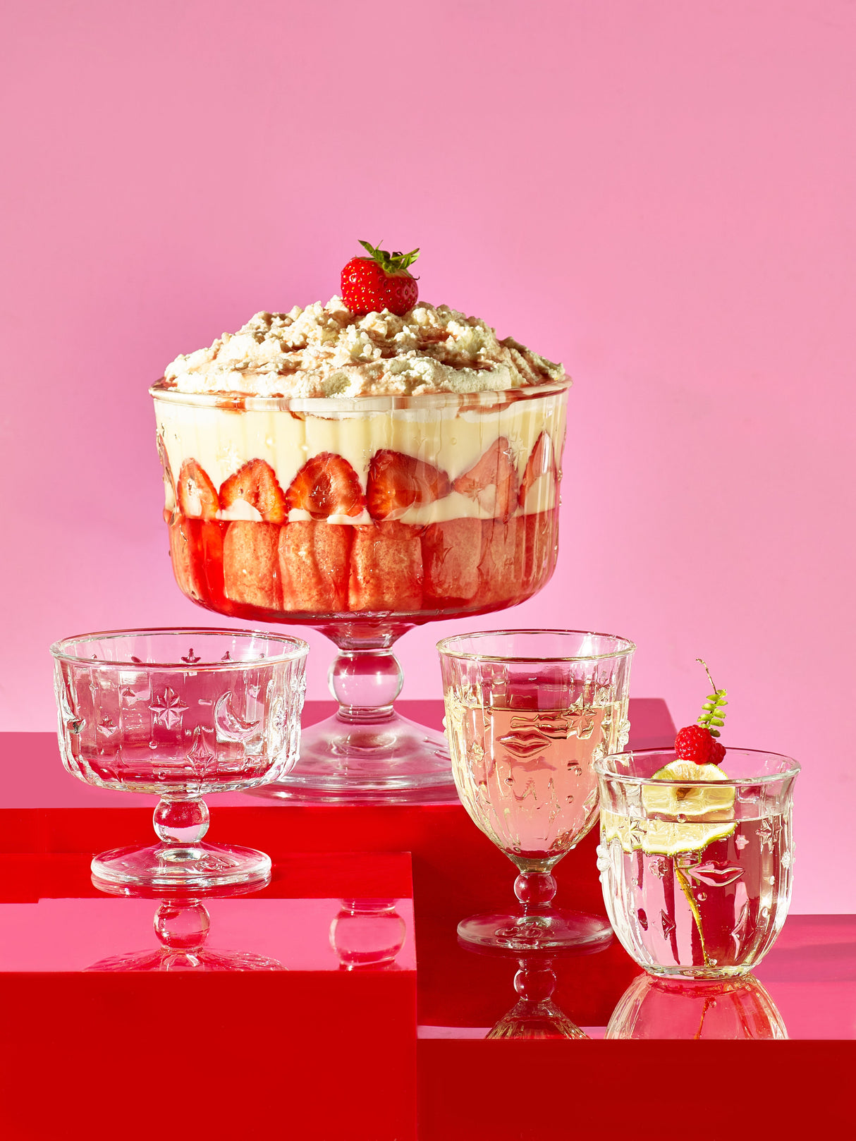 Eleanor Bowmer Moon & Stars Trifle Bowl