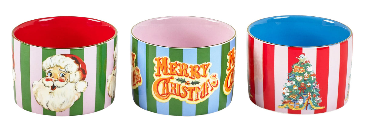 Eleanor Bowmer Fabulously Festive Set of 3 Dip Bowls