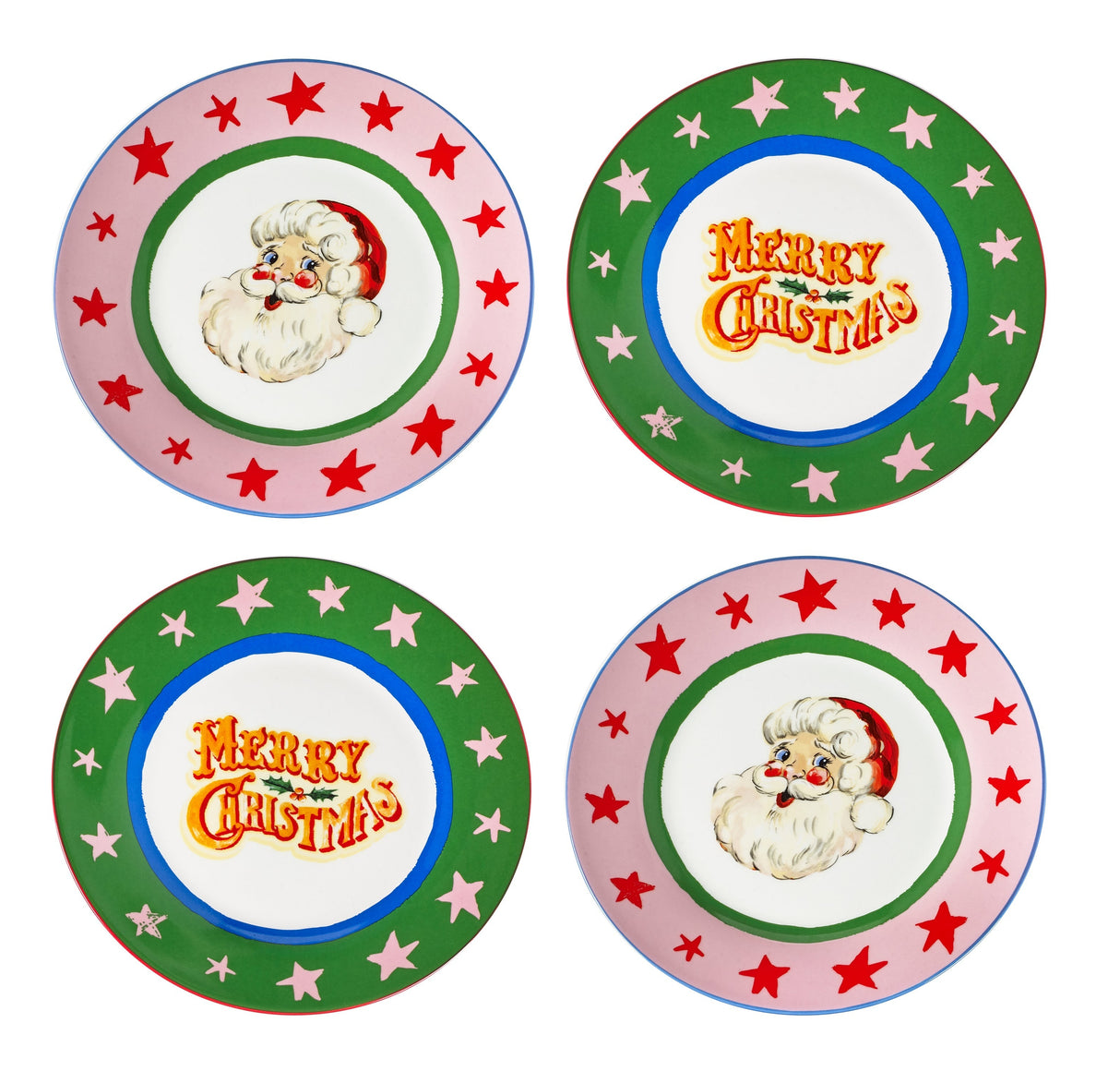 Eleanor Bowmer Fabulously Festive Set of 4 Cake Plates