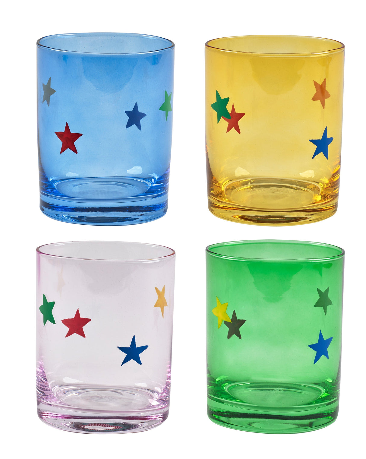 Eleanor Bowmer Set of 4 Footed Glass Tumblers