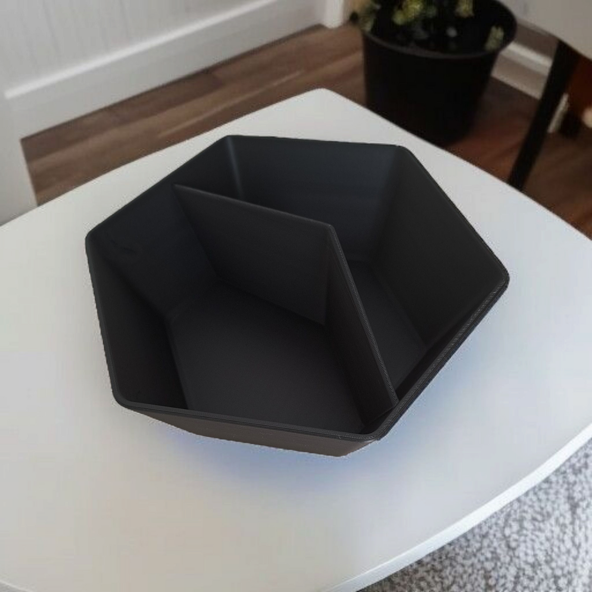 Filamora Studios Minimalist Pistachio Bowl - Dual Compartment Snack Dish