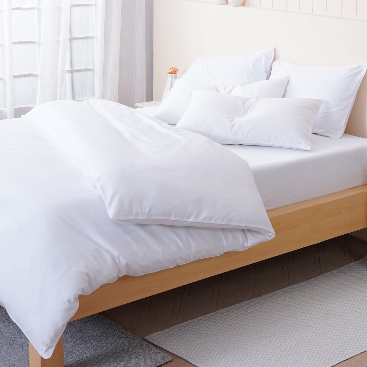 SHEET STORY Ella Cotton - White Duvet Cover