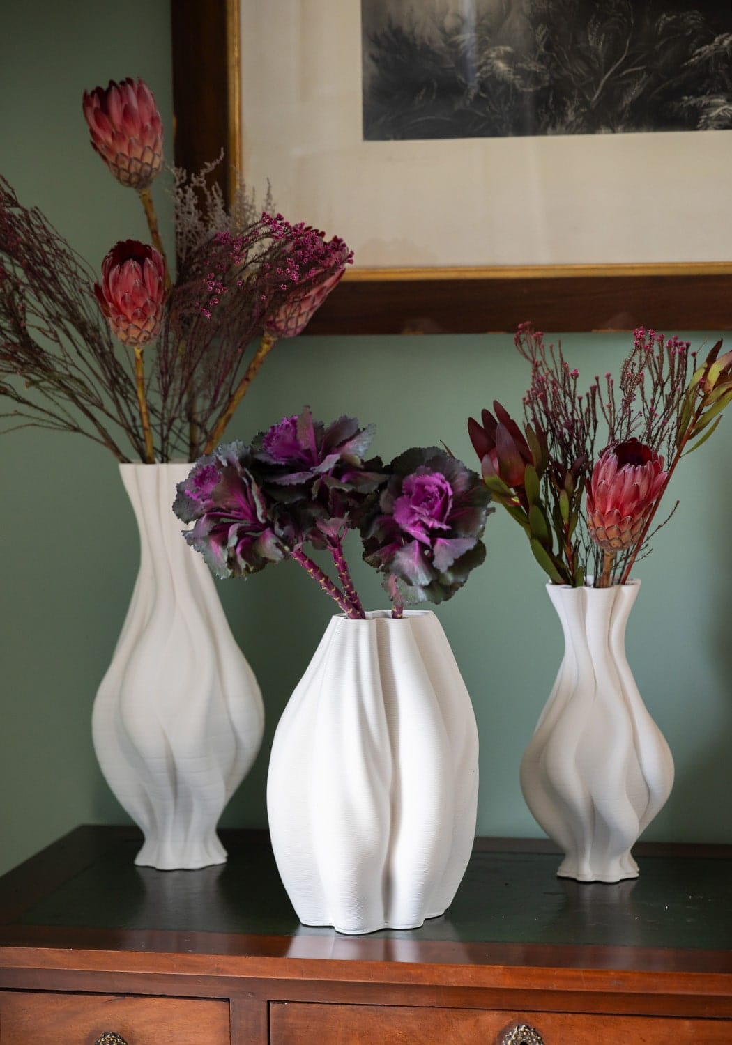 Casa by Josephine Jenno Emilie White Twisted Ceramic Vase