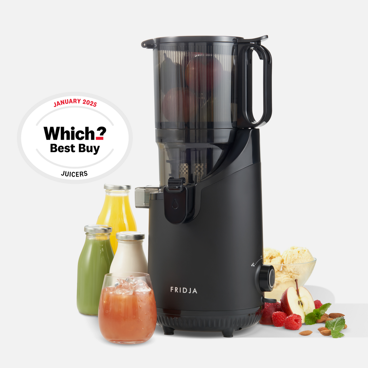 Fridja F2500 Self-Feeding Whole Fruit Juicer
