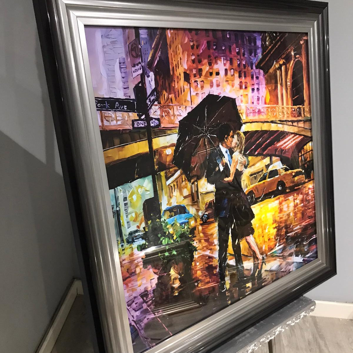 Pagazzi City Couple Large Framed Wall Art
