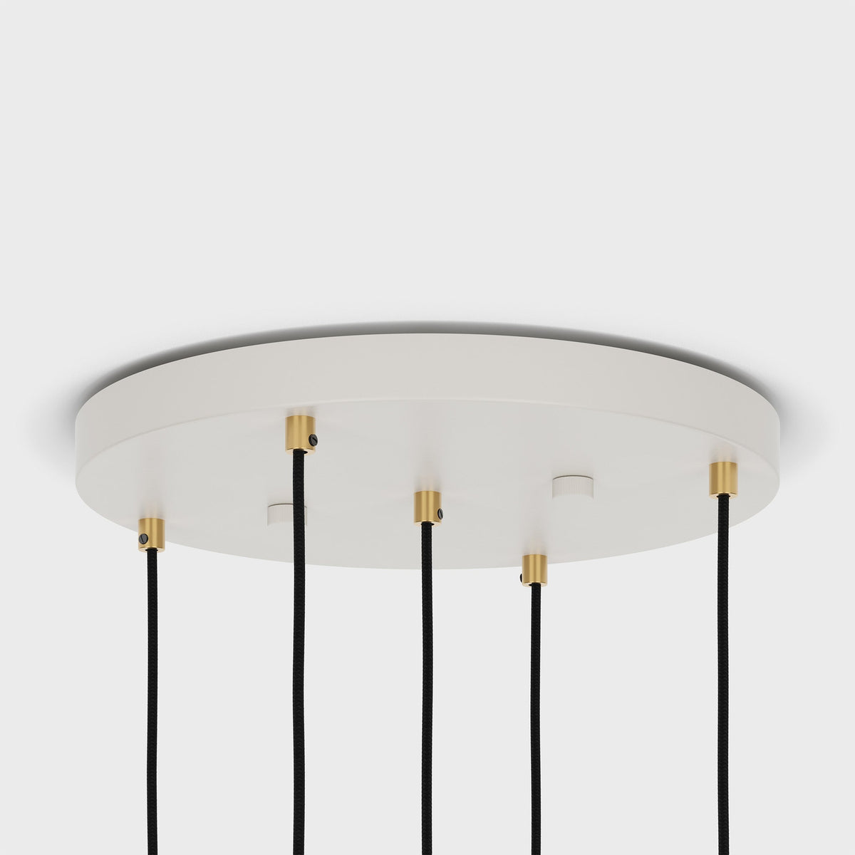 Tala Five Pendant in Brass Oval II