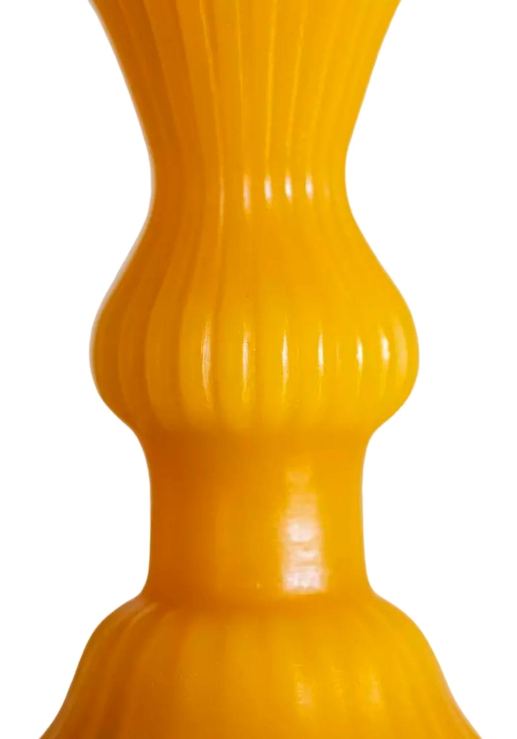 Casa by Josephine Jenno Florence Pillar Candle 32cm Ochre - Set of 2