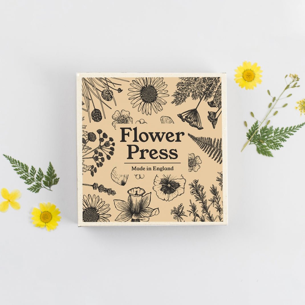 AllotMate Essentials Wooden Flower Press Kit - 15cm