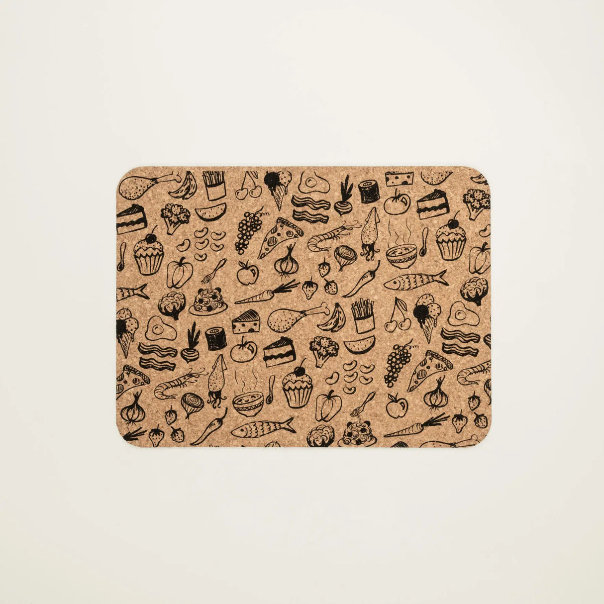 Portuguese Treasures Food Design Rectangular Cork Placemats