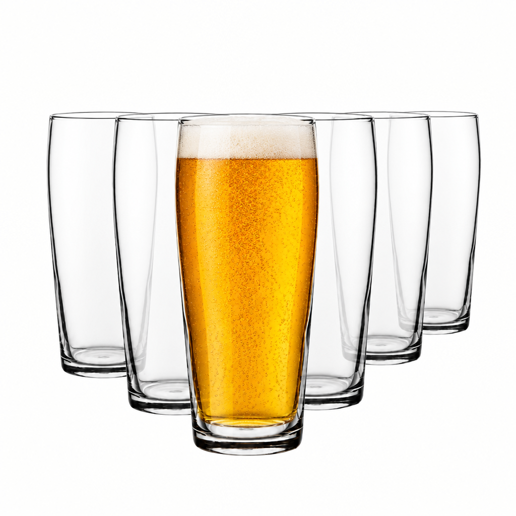 Glassware UK Ale Craft Beer Glasses 570ml - Set of 6
