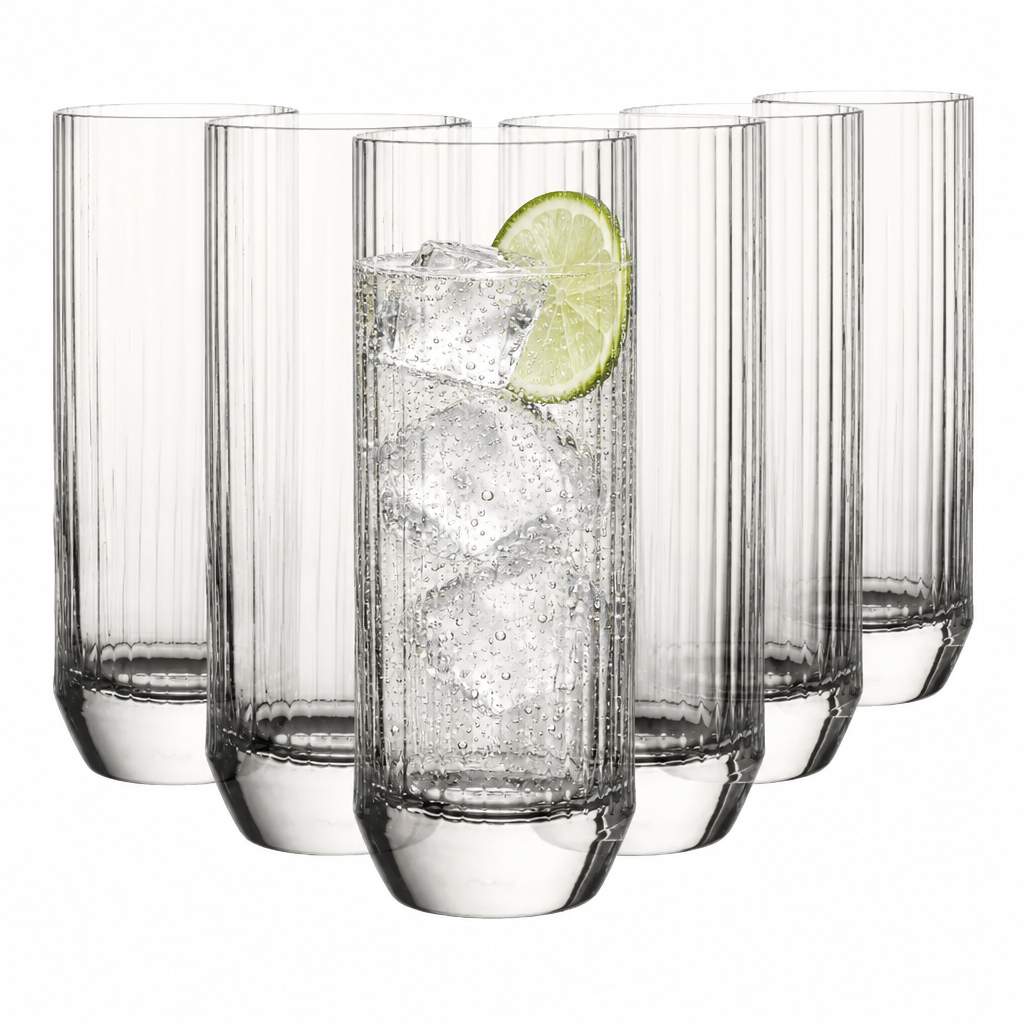 Glassware UK Big Top Highball Glasses 430ml - Set of 6