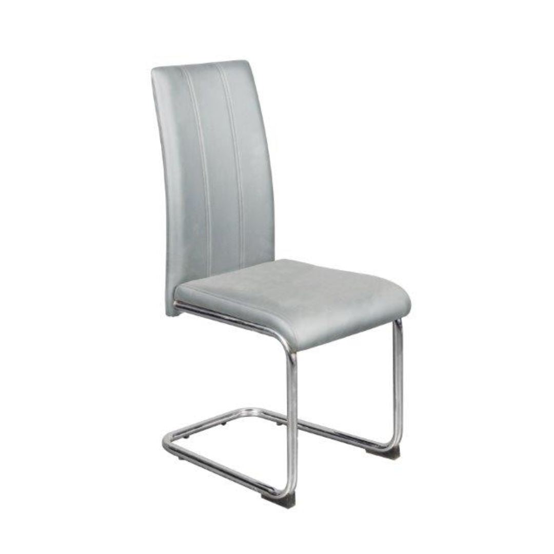 Pagazzi Galaxy Light Grey Glass 4 Seater Dining Set