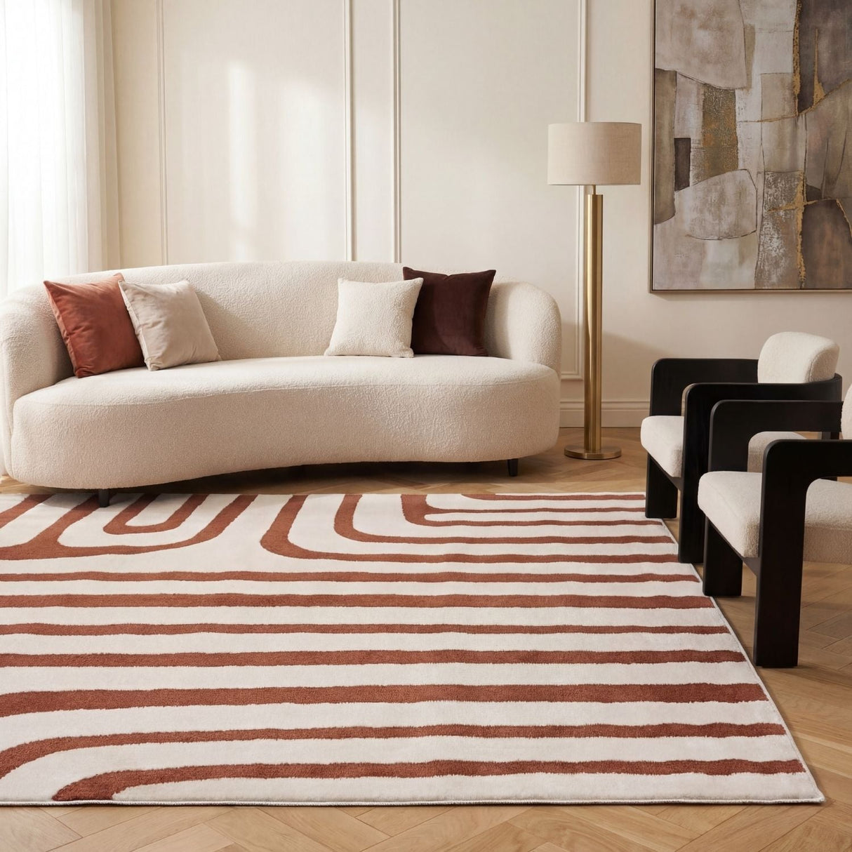 The Rugs Loft Geometric Terra Rug