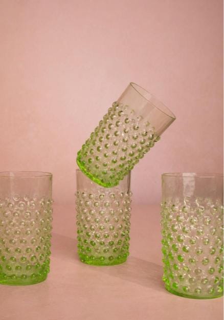 Casa by Josephine Jenno Clover Dew Drop Tumblers - Set of 4