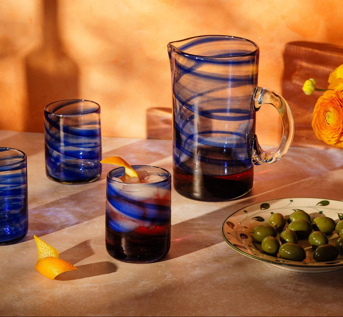 Casa by Josephine Jenno Daphne Tumbler - Blue