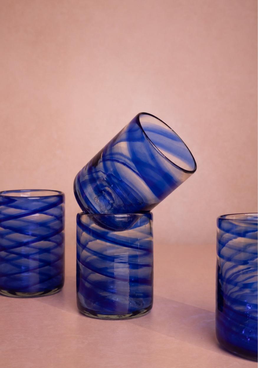 Casa by Josephine Jenno Daphne Tumbler - Blue