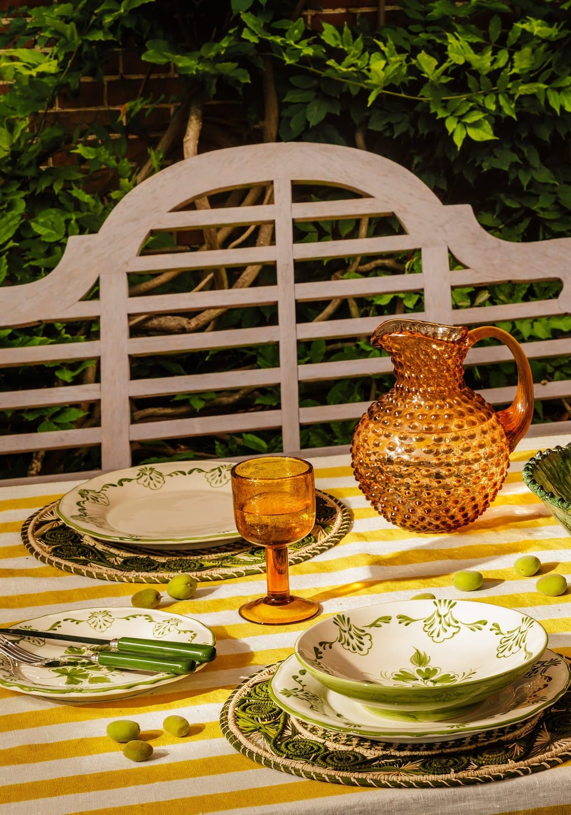 Casa by Josephine Jenno Eleanor Wine Glass - Mustard