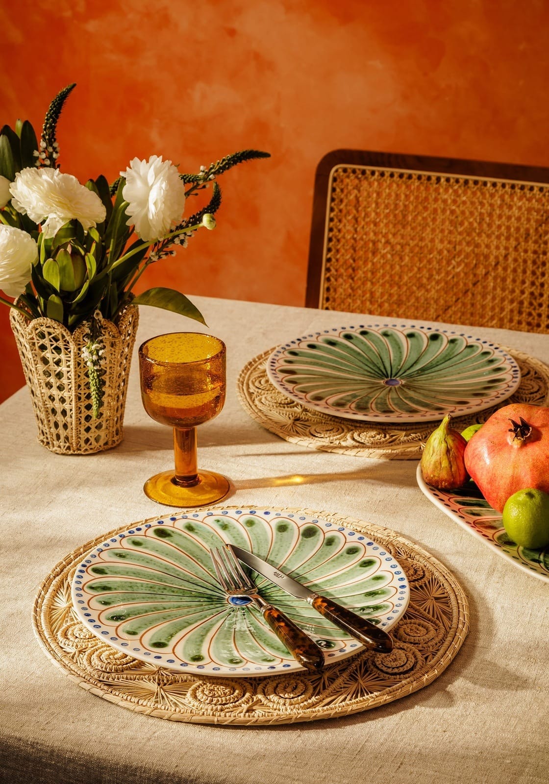 Casa by Josephine Jenno Eleanor Wine Glass - Mustard