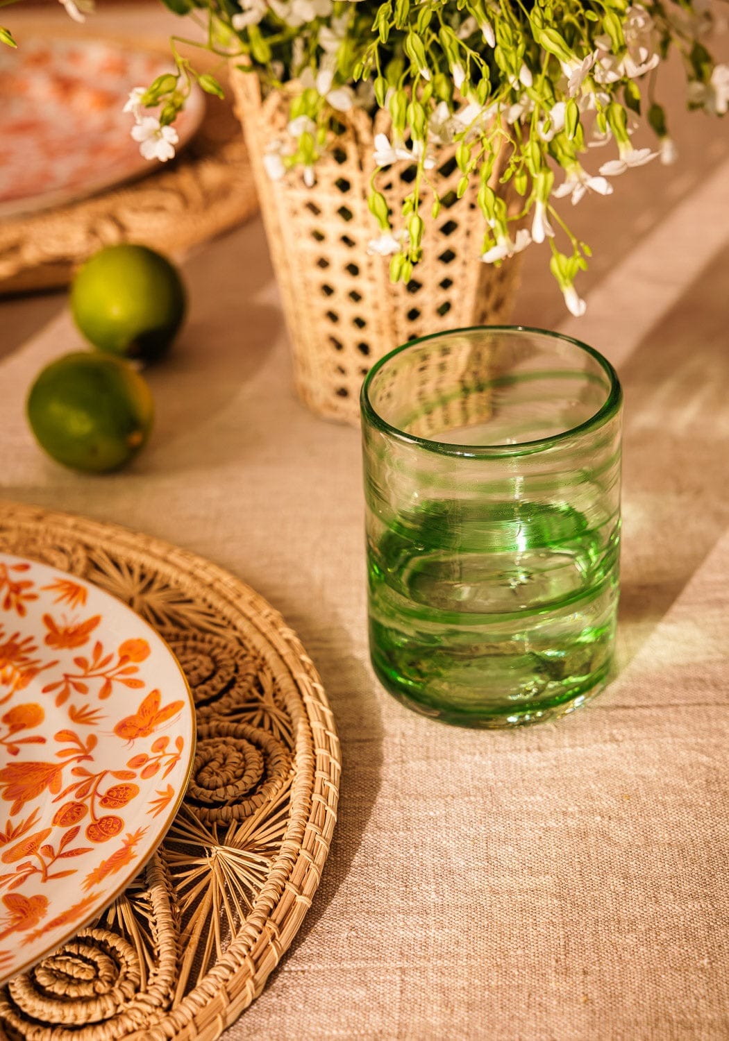 Casa by Josephine Jenno Olivia Swirl Tumbler - Green