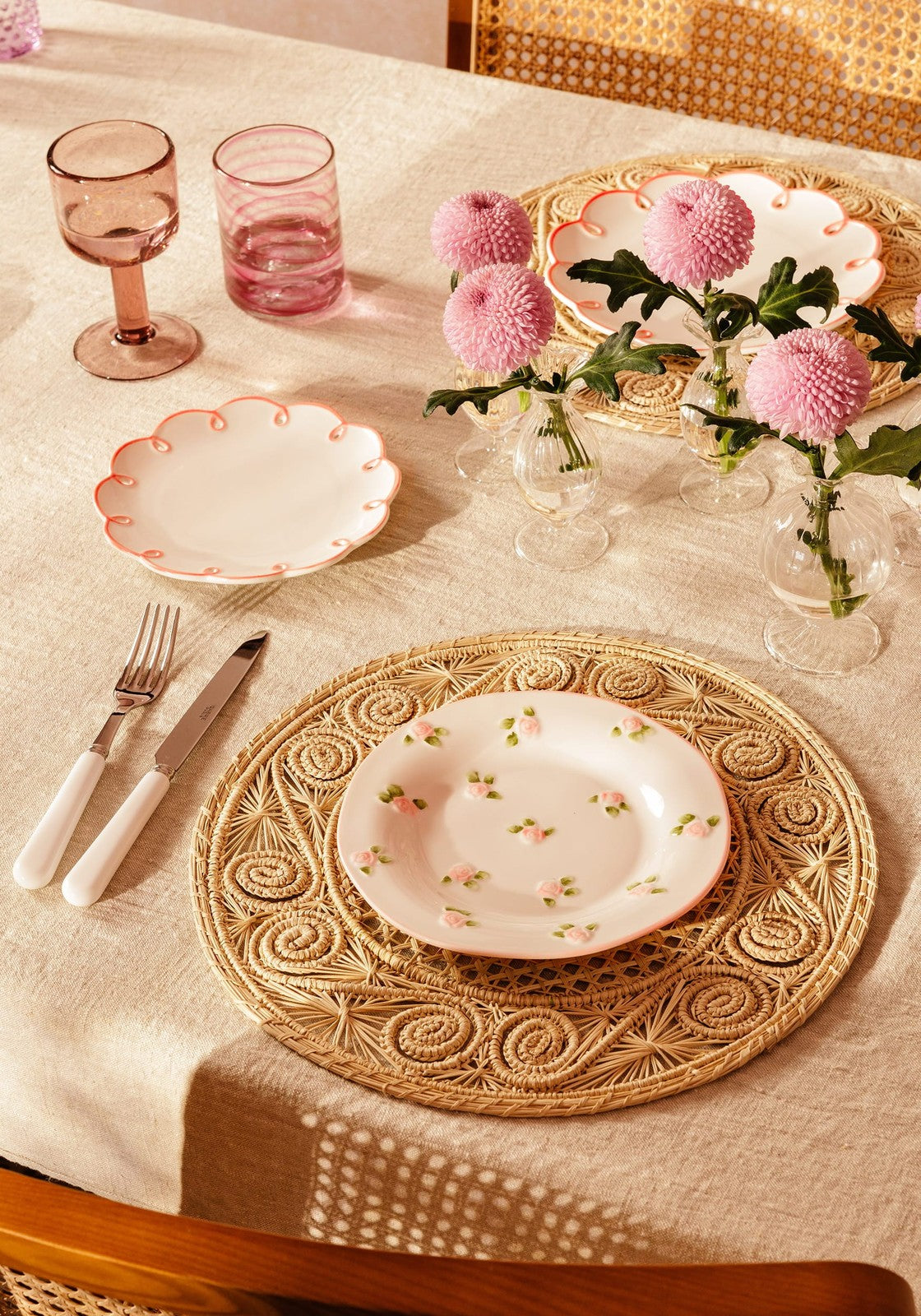 Casa by Josephine Jenno Olivia Swirl Tumbler - Pink