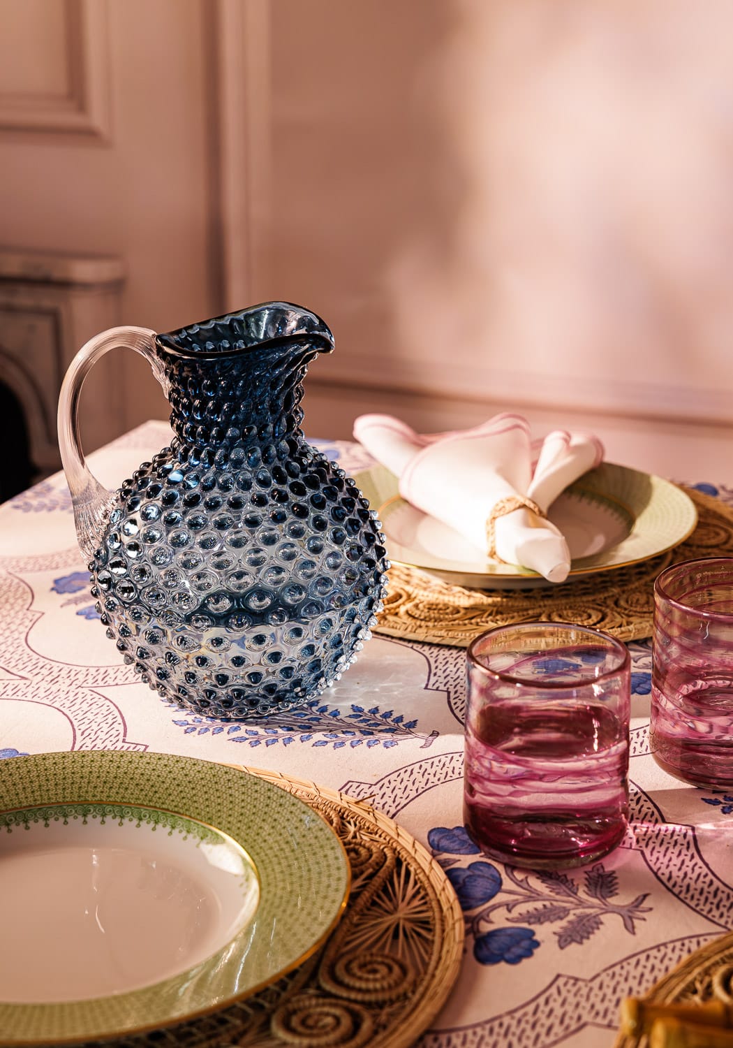 Casa by Josephine Jenno Olivia Swirl Tumbler - Pink
