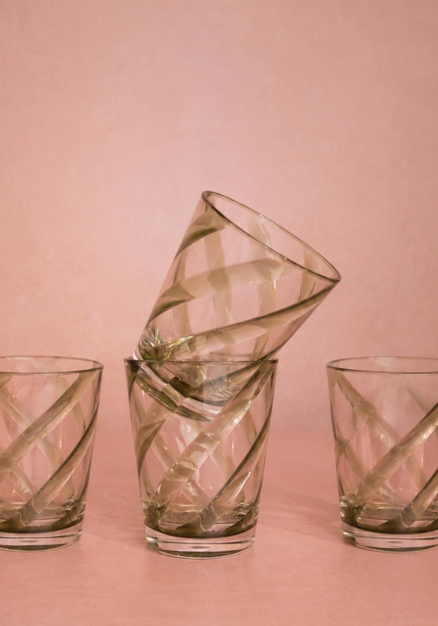 Casa by Josephine Jenno Poolside Gossip Green Acrylic Tumblers - Set of 6