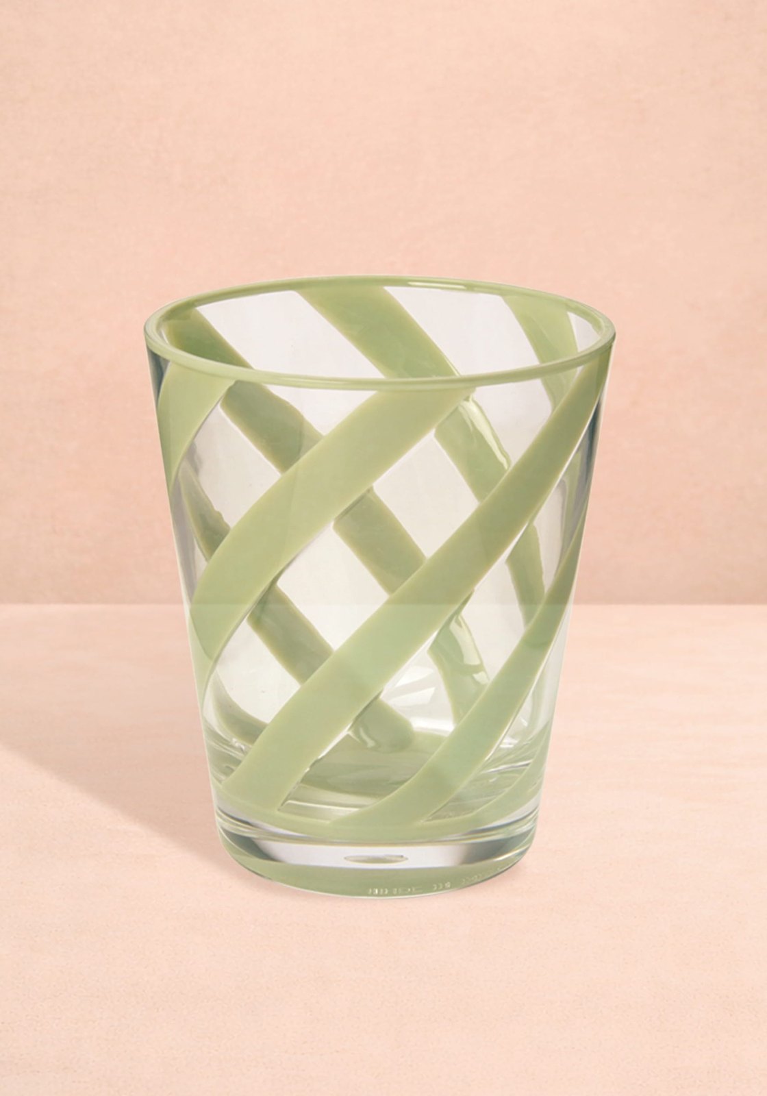 Casa by Josephine Jenno Poolside Gossip Sage Green Acrylic Tumblers - Set of 6
