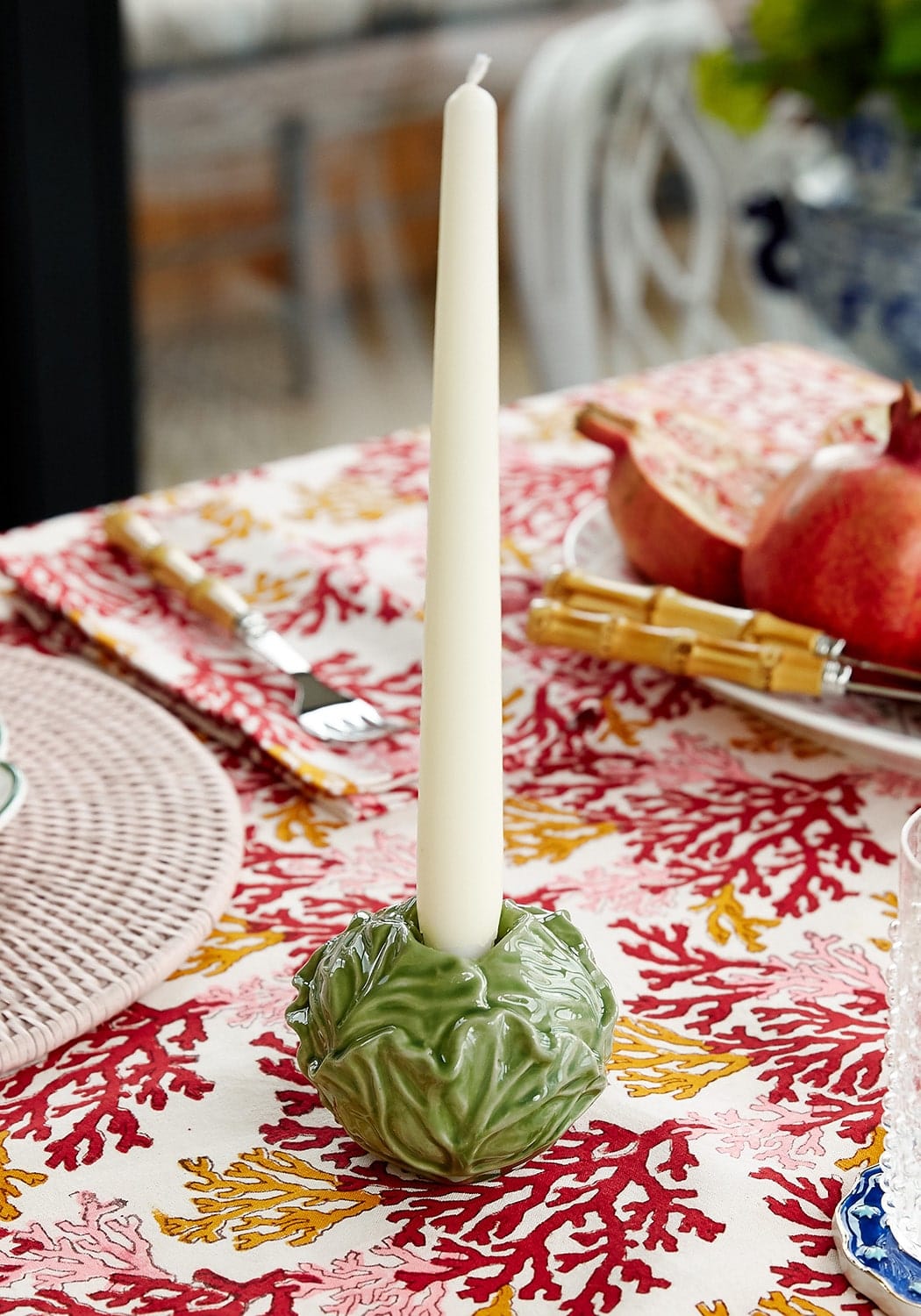 Casa by Josephine Jenno Green Cabbage Candle Holder