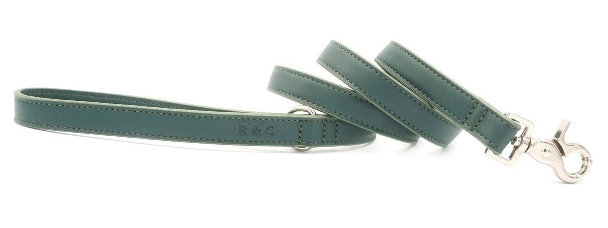 Ralph & Co Green Leather Dog Lead