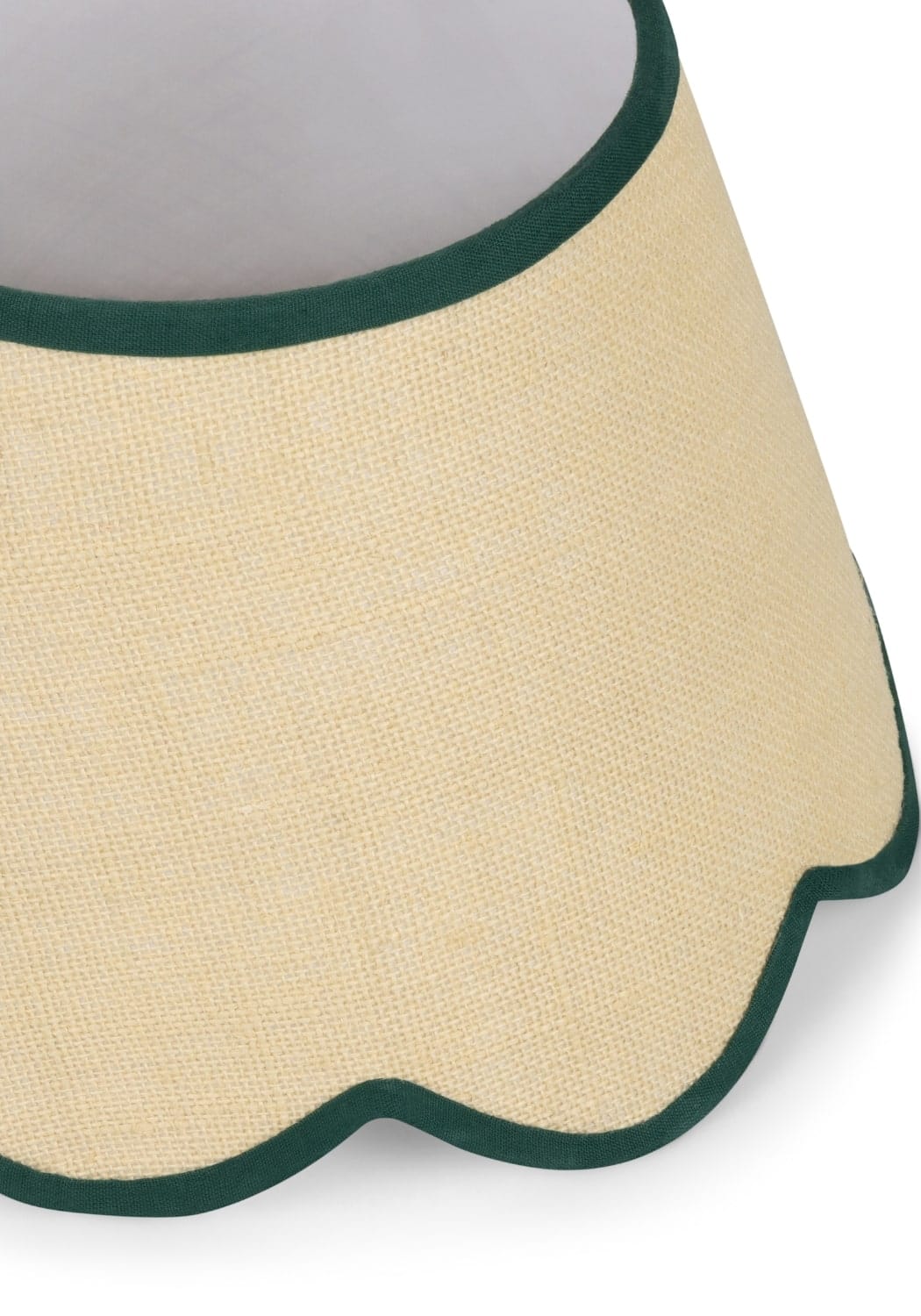Casa by Josephine Jenno Green Petal Jute Scallop Lampshade