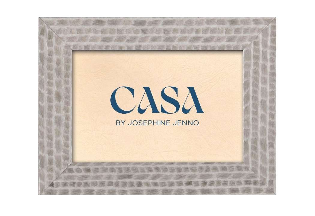 Casa by Josephine Jenno Grey Patterned Photo Frame 6x4