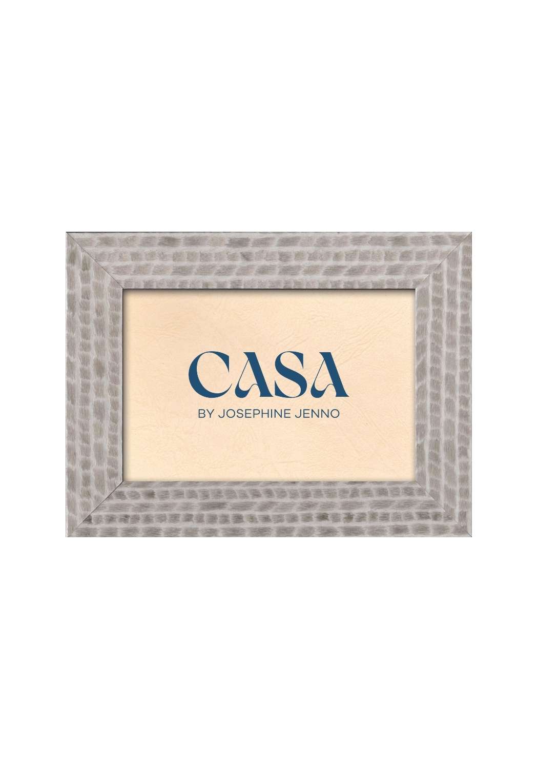Casa by Josephine Jenno Grey Patterned Photo Frame 6x4