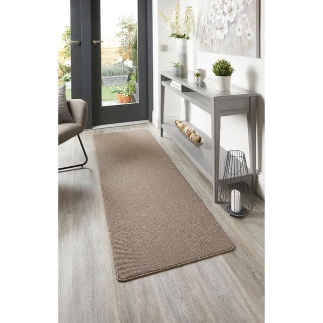 Washable Mat & Runners Plain Design by The Rugs
