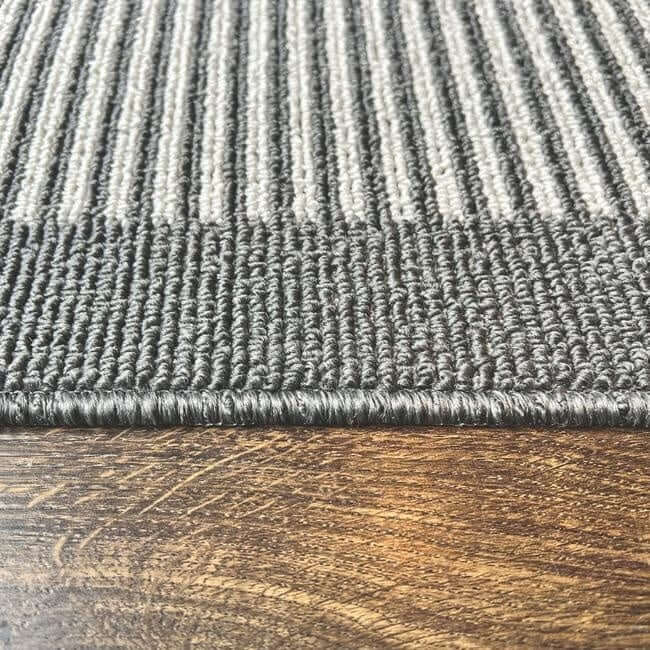 The Rugs Washable Mat and Runners Stripe Design