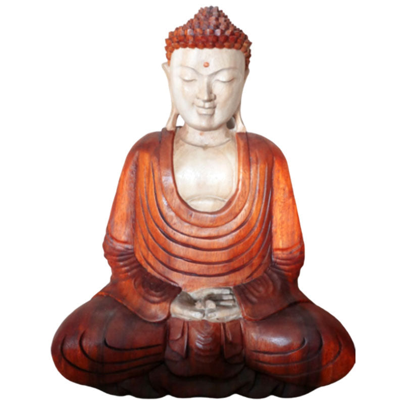 Yorkshire Bonsai Hand Carved Buddha Statue - 40cm