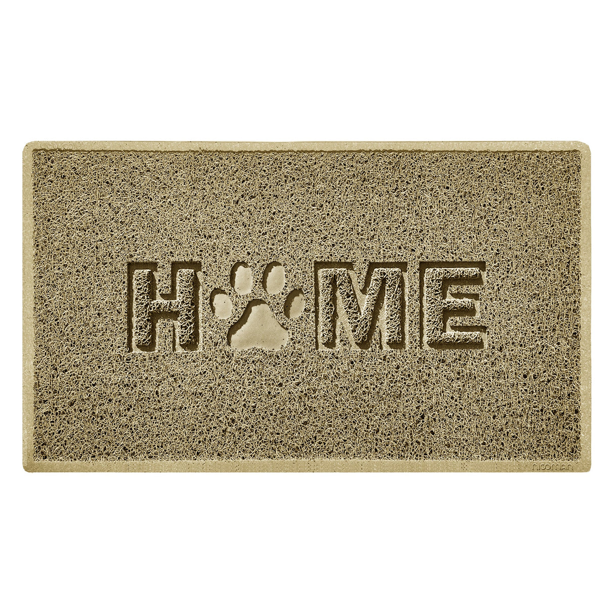 Embossed Home Paw Spaghetti Indoor Doormat Non Slip | Nicoman