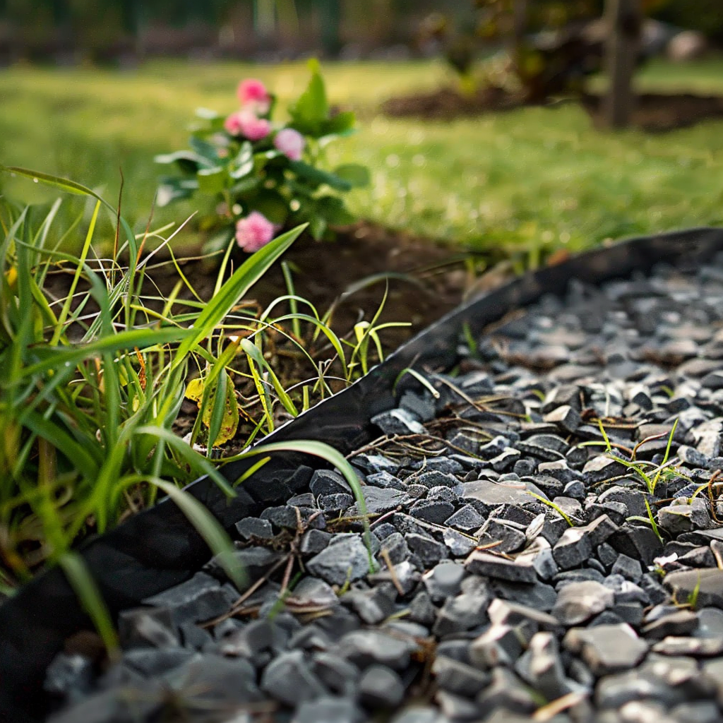 IBRAN Gravel Lawn Edging