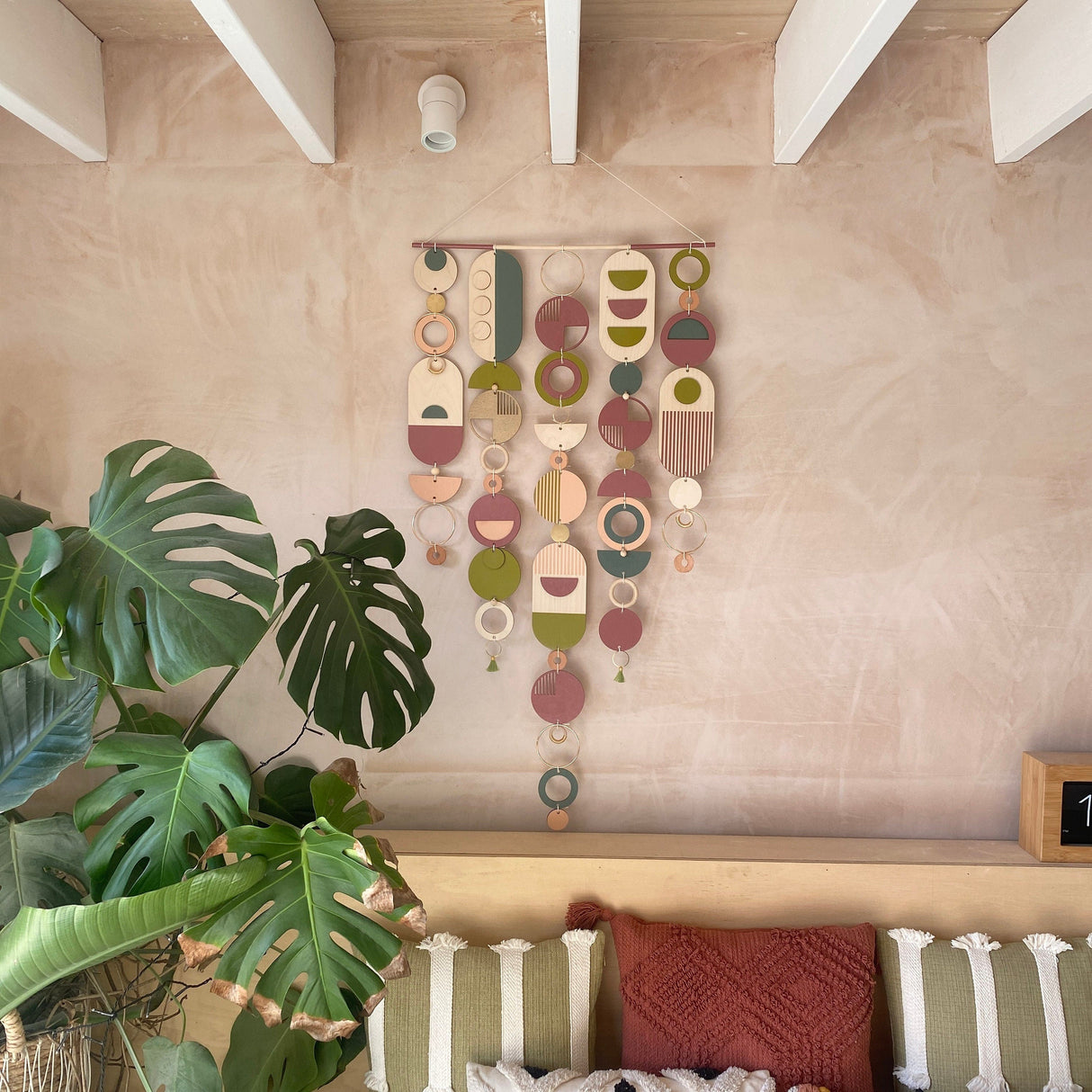 Eccentric Lime Geometric Wall Art