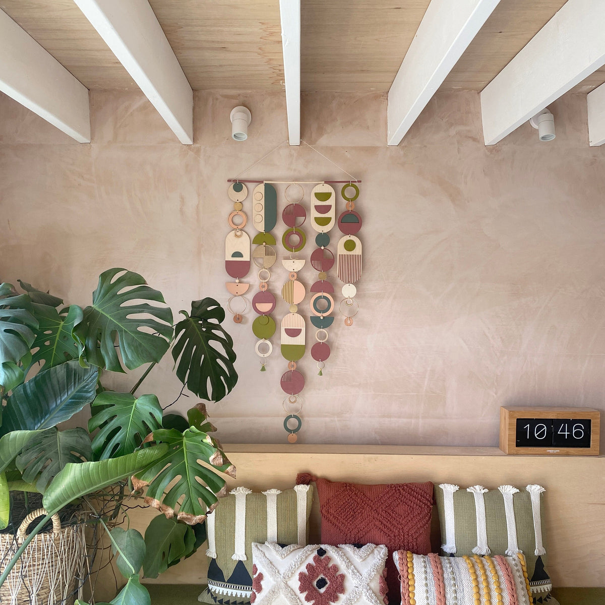 Eccentric Lime Geometric Wall Art