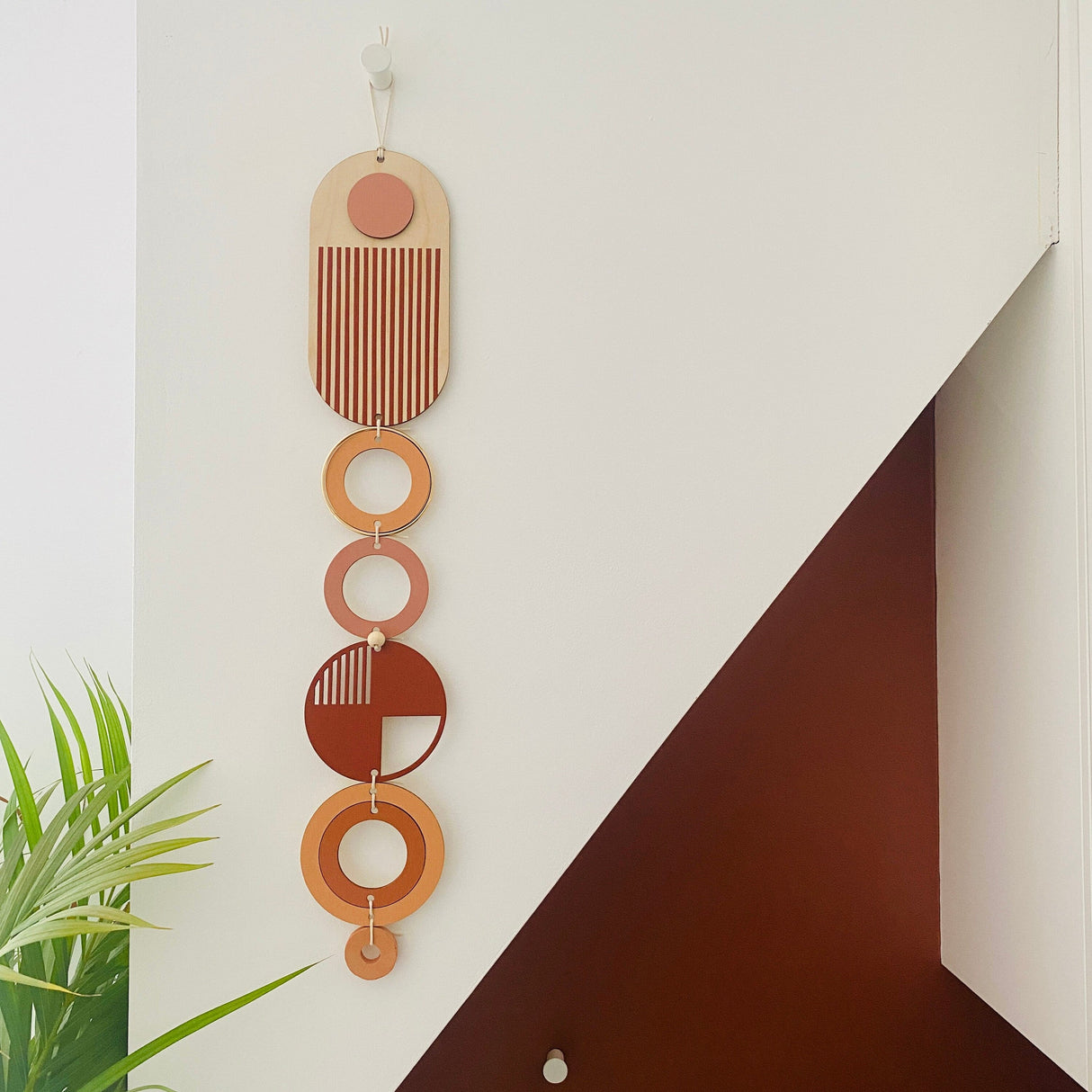 Bauhaus Geometric Wall Art | Long Centre Piece