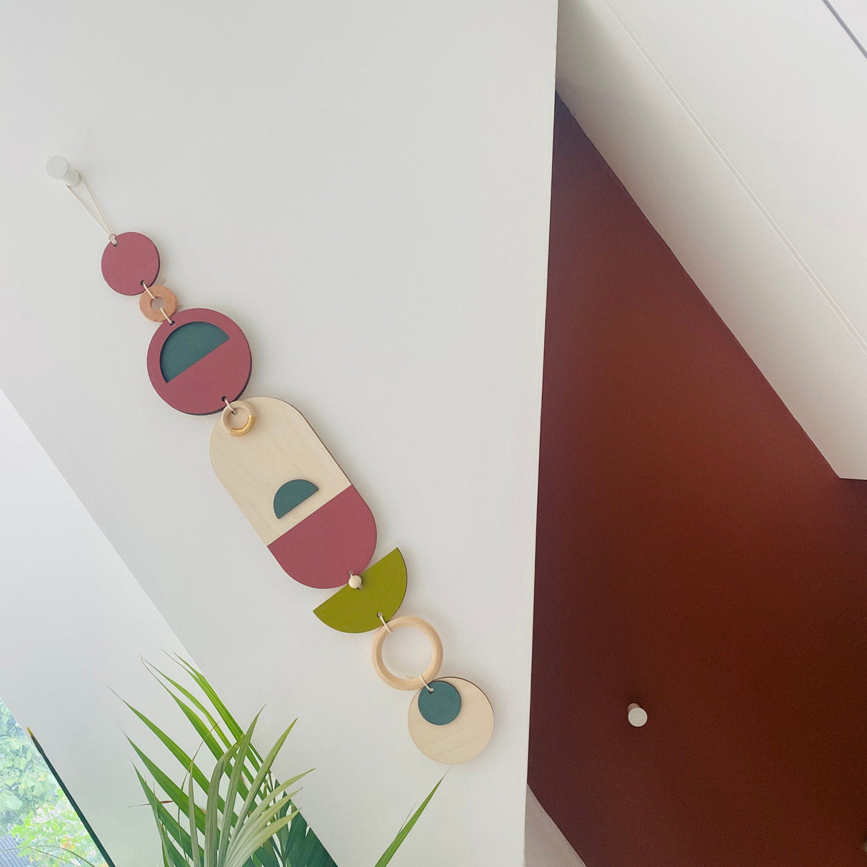 Modern Geometric Wall Art | Long Centrepiece Decor