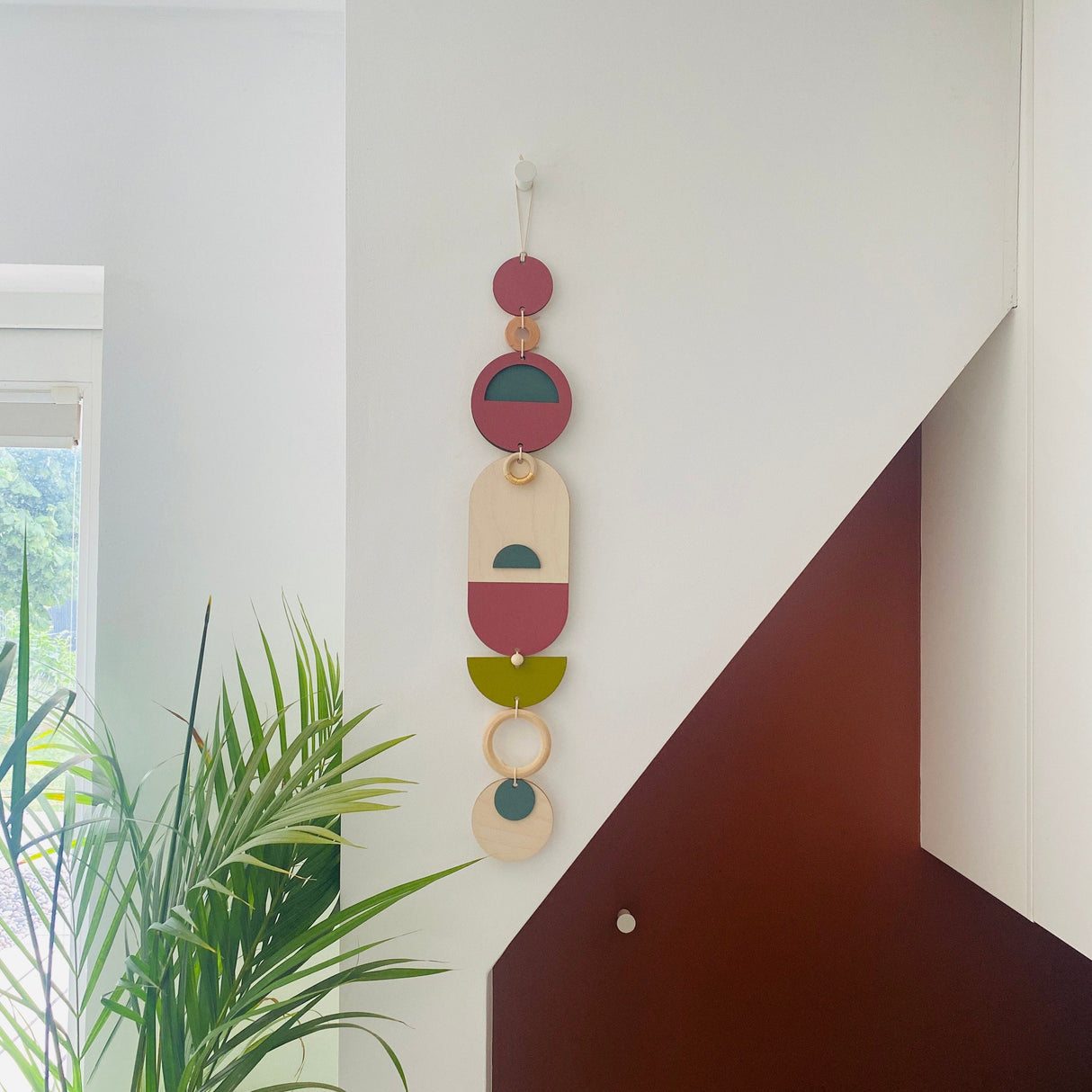 Modern Geometric Wall Art | Long Centrepiece Decor