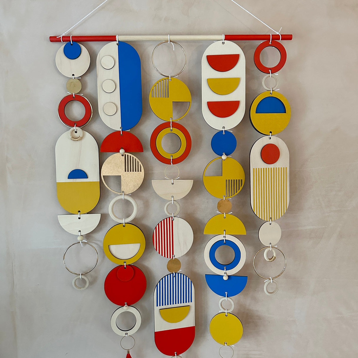 Bright Modern Geometric Wall Art | Colourful Centre Piece Tapestry
