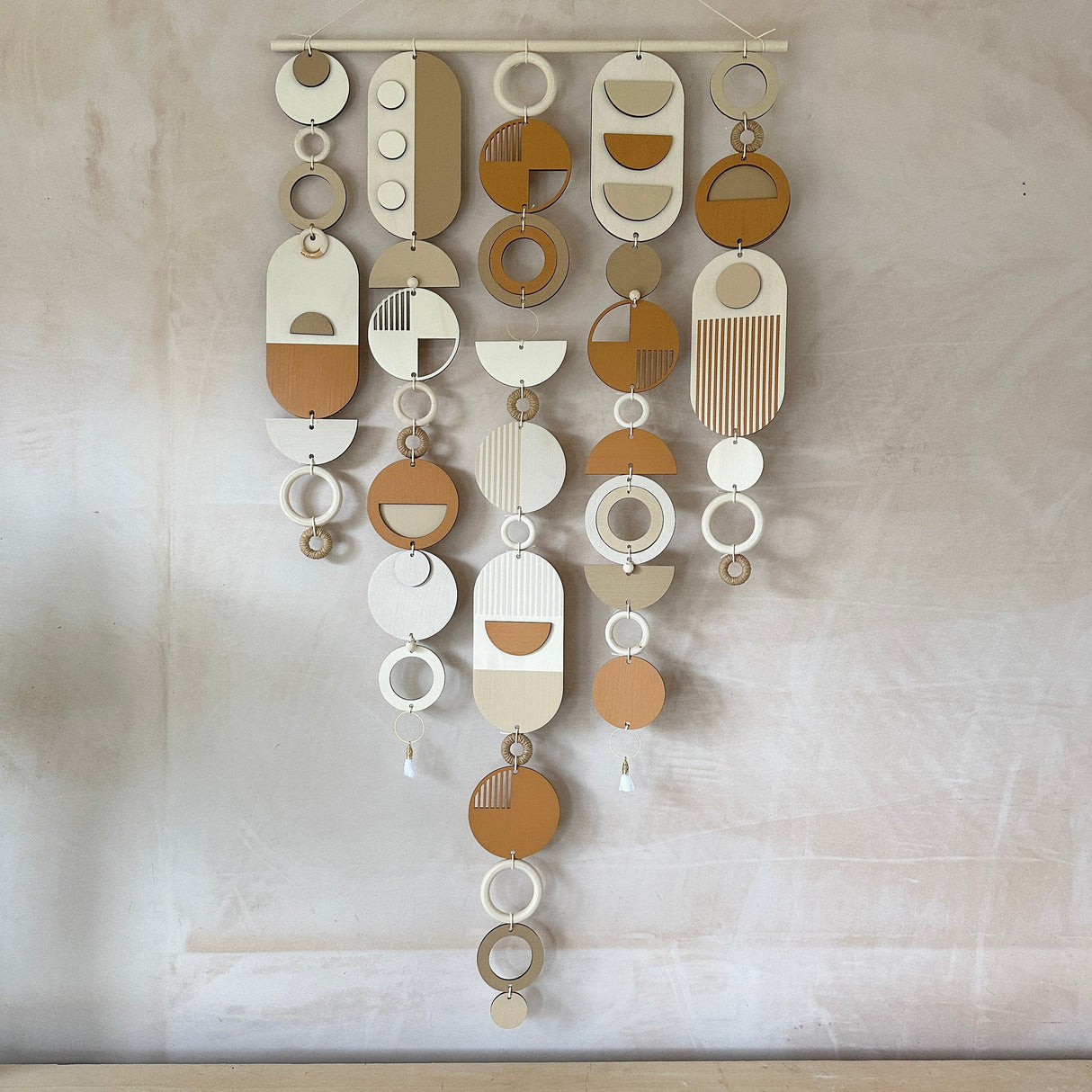 Desert Sand Geometric Wall Hanging