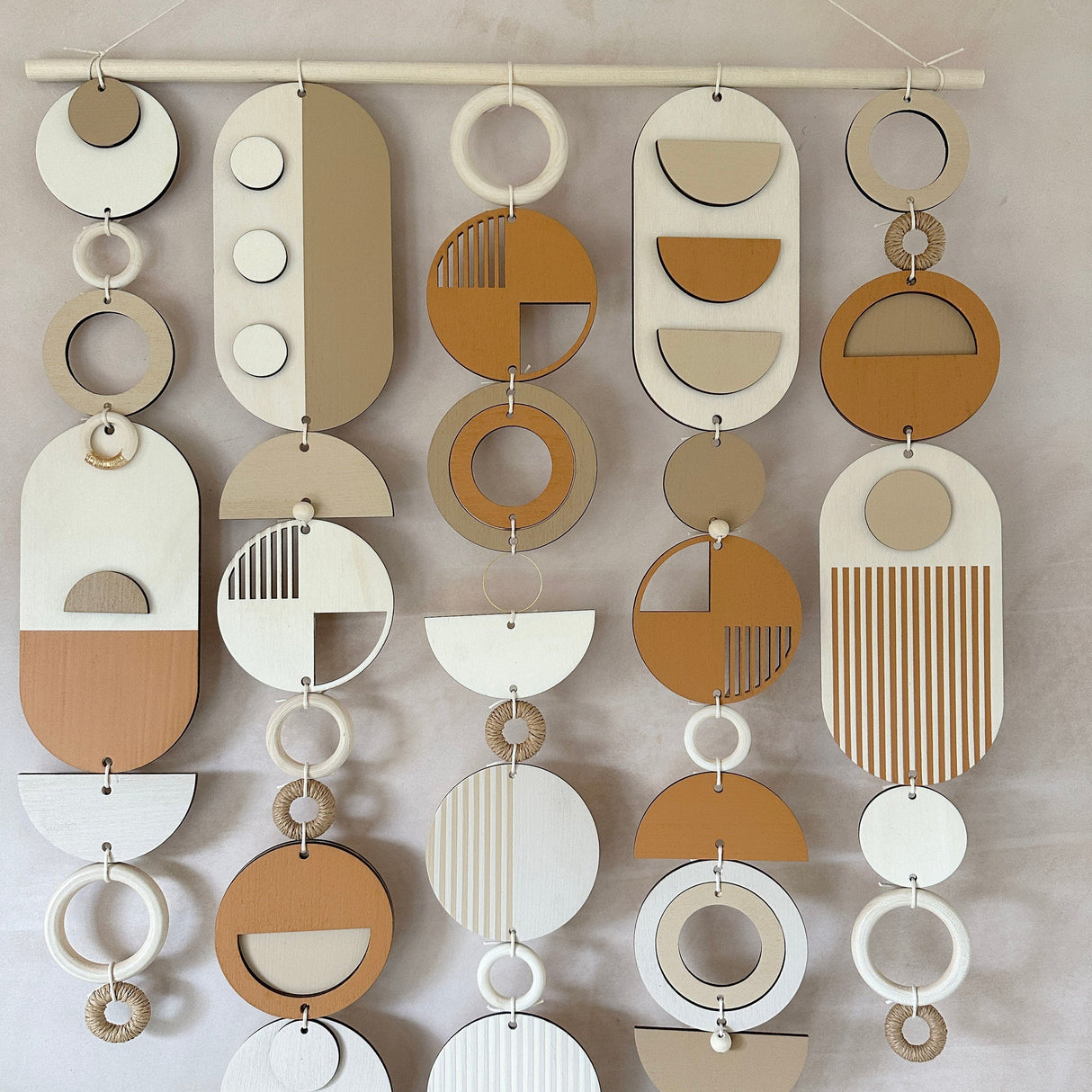 Desert Sand Geometric Wall Hanging