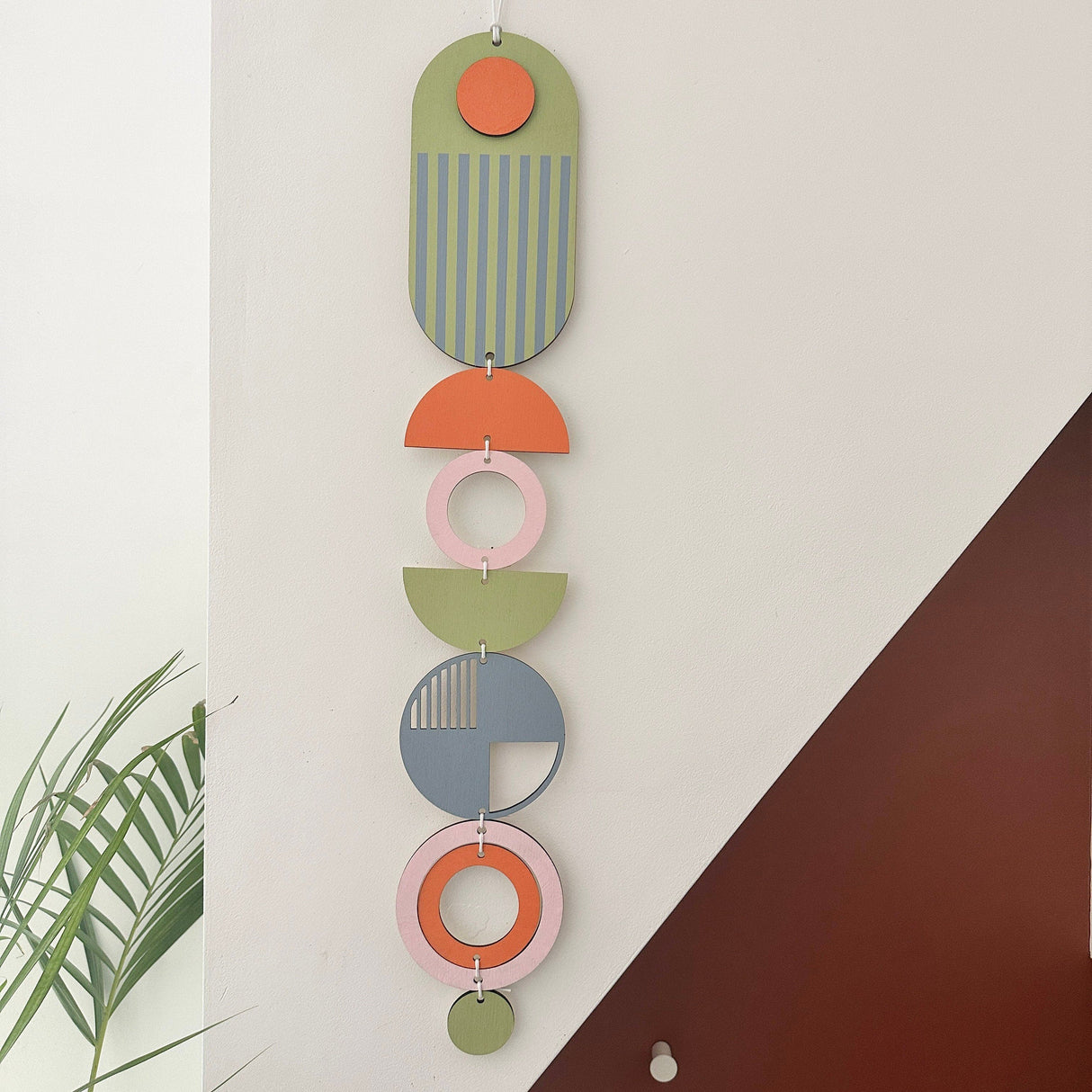 Bright Geometric Wall Art | Colourful Wall Hanging Decor