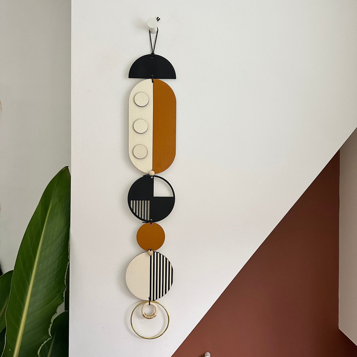 Modern Retro Wall Art - 68cm in length 10cm wide
